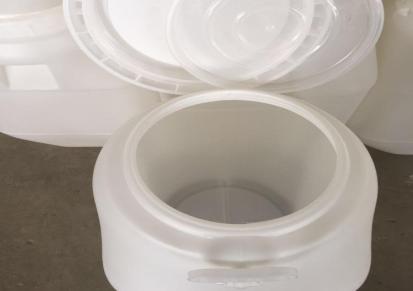 元康 食品级塑料包装桶50升蜂蜜桶70-75公斤糖浆桶 方形螺旋外盖
