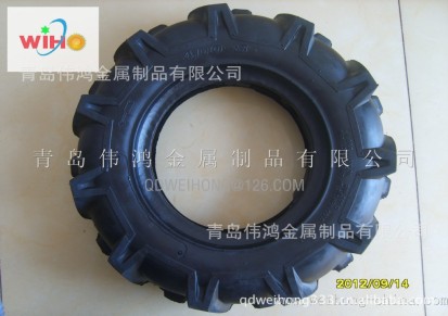 专业生产 4.00-8 人字纹 充气轮胎
