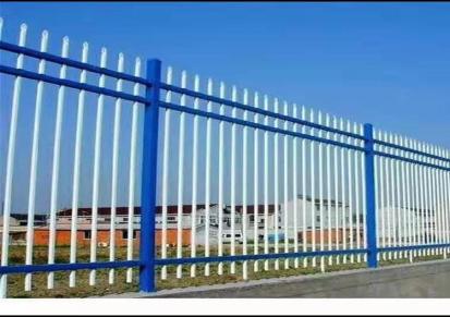 定制小区庭院铁艺锌钢护栏 PVC耐高温绿色环保护栏