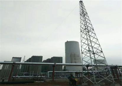 15米 避雷铁塔 发电厂用 三柱圆钢避雷塔 泰晶