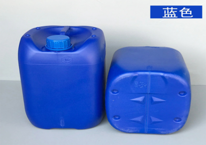 奥思盾厂家批发定制 10L白色塑料化工桶加厚储水桶10公斤蓝色方形罐香精桶手提桶