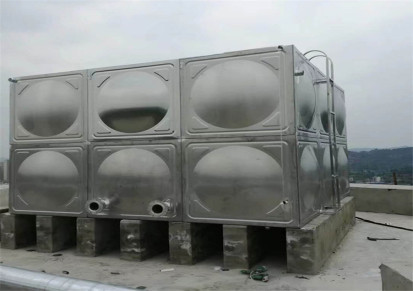 不锈钢人防水箱 组合式消防储水箱 圆形保温不锈钢水箱 BTF地埋水箱