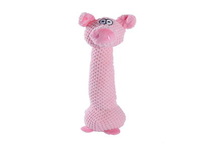 宠物玩具 厂家直销长颈菠萝绒猪鸡青蛙 宠物玩具毛绒玩具现货批发