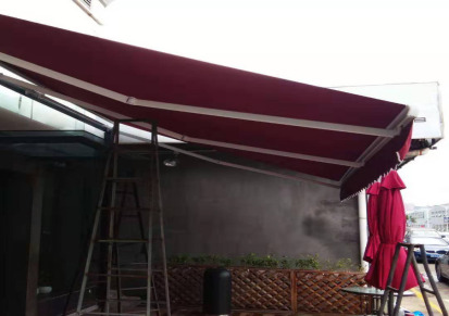 厂家直销户外门头咖啡厅固定篷梯形装饰棚遮阳雨蓬酒店装饰篷定制