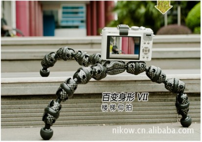 富图宝RM-110R数码照相机架 单反微距脚架大号八爪鱼三脚架三角架