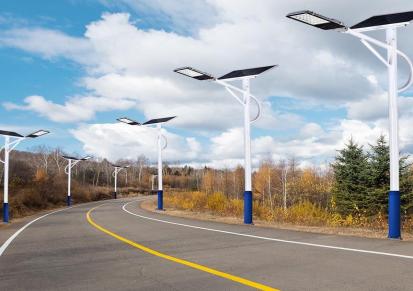 亮标 6米新农村路灯12v锂电池节能路灯 乡村振兴太阳能路灯