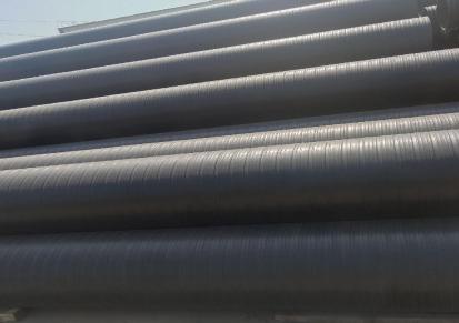 山东双平壁钢塑复合排水管 山东聚乙烯缠绕结构壁管 克拉管供应商 HDPE硅芯管