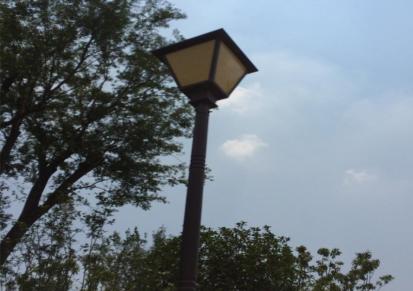 鸿旺户外中式庭院灯公园景观灯复古风灯杆高度定制