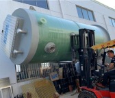 一体化提升泵站预制筒体直径3.8米深度9米玻璃钢筒体