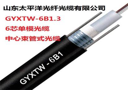 供应太平洋GYXTW-6B16芯单模光纤中心管式室外光缆厂家直销