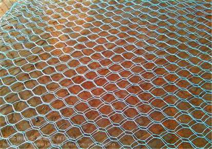 定做不锈钢石笼网平纹编织拧花不锈钢六角网石笼网PE网箱