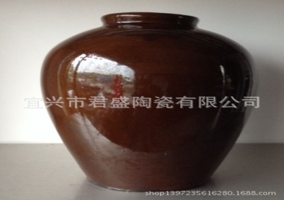 整车直销供应宜兴 15公斤(30斤）红釉 陶瓷酒坛  酒缸