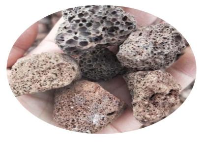 滤料行业常用火山石颗粒 3-5mm火山岩屑 吸附性好 宁博矿产