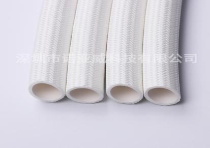 内胶外纤套管 硅橡胶玻纤套管 纤维编织硅胶管 蒸汽套管 外编织硅胶管