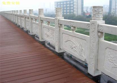 景观栏杆道路护栏园林护栏图片大全锦成石业保质保量包安装