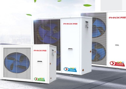 成都空气源热泵采暖  芬尼中央空调+地暖热泵两联供系统