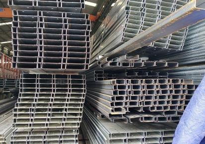 檀条批量出售 建筑工程高强度多用途冷轧镀锌钢结构C型钢
