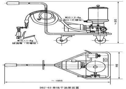 启东德力蒙)DBZ型单线干油泵，黄油泵，