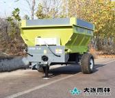 大连雨林3.8方圆盘撒肥车干湿粪肥抛撒机拖拉机牵引的施肥机