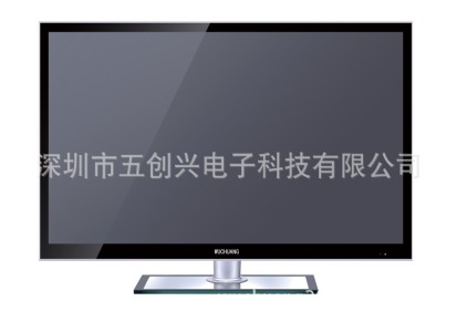 厂家供应42寸超薄电脑电视一体机 电脑一体机 铝合金边框钢化面板
