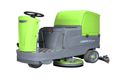 德威莱克DW700BS（免维护版）驾驶式洗地机商用工厂工业车间小区洗地车扫地机