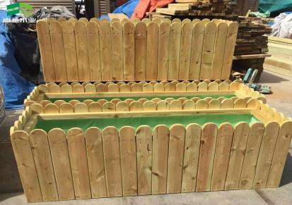 尚丞木业专业生产销售户外街道边防腐木花箱 款式多样 质量保证