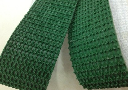 创耐 PVC花纹传送带 绿色防滑草花纹输送带