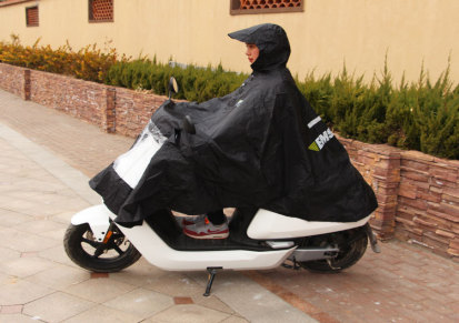 厂家专业定制广告电动摩托车雨衣 pvc牛津涤纶加厚加大雨披