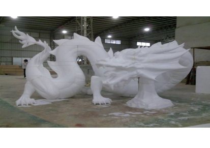公司泡沫雕塑龙头 泡沫雕塑泡沫雕塑泡沫动物雕塑