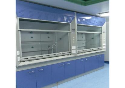 实验室全钢落地步入式通风柜 玻璃钢连体通风橱厂家天津春城
