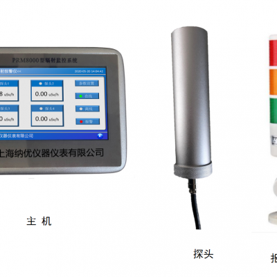 上海纳优PRM-8000型固定式辐射报警仪在线射线报警仪