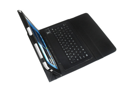 三星N8000专用蓝牙键盘皮套 无线硅胶蓝牙键盘 硅胶蓝牙皮套键盘
