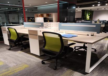 珠海办公家具厂家认准华旦职员办公桌组合2人4人位可设计款式