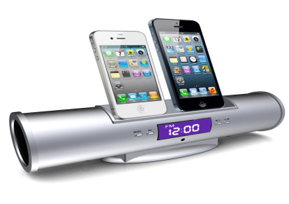 供应苹果插座音箱 双苹果手机充电苹果专用音箱