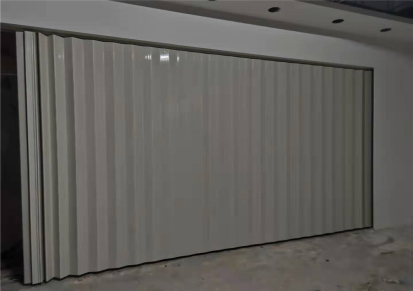 华之扉塑料PVC折叠门隔断 卫生间移门厨房推拉门商铺开放式隐形
