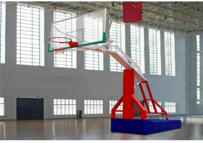 健盈三色篮球架 户 外平箱移动式篮球架 比赛训练用篮球架 厂家直销量大优惠