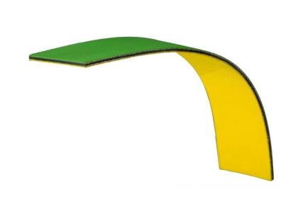 一面绿一面黄 瑞泰尼龙片基带 耐磨平面高速传动带