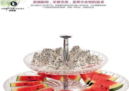 厂家直销多功能水果盘 透明水果盘 客厅精致零食水果盘塑料零食盘