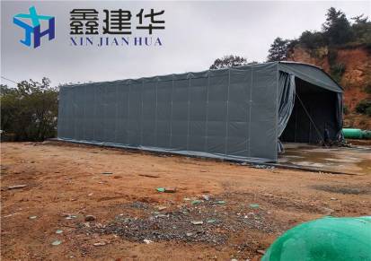上海市订做移动仓储雨棚如何支选择尺寸推拉伸缩雨篷遮阳雨蓬布的使用及安装