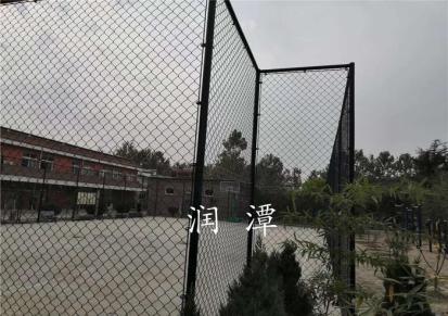 学校篮球场围网 篮球场绿色护栏网 球场隔离网厂家定做-润潭丝网