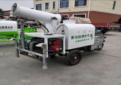新能源电动三轮雾炮机洒水车多功能喷保洁道路绿化环保除尘工地用鸿天