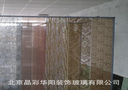 家装水墨竹子夹丝玻璃 透明双层夹胶背景墙 彩色隔断墙