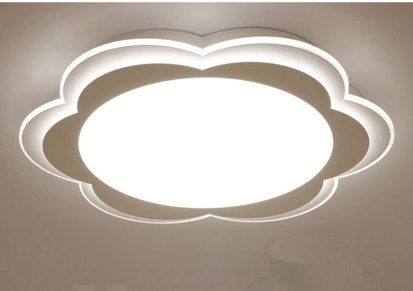 创意超薄吸顶灯卧室灯温馨 艺术客厅灯现代简约调光个性书房灯具