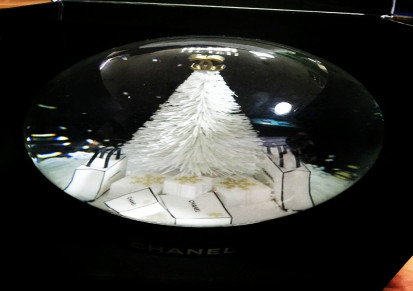 圣诞水晶球 树脂雪花球 高档礼品 包包配件玻璃球