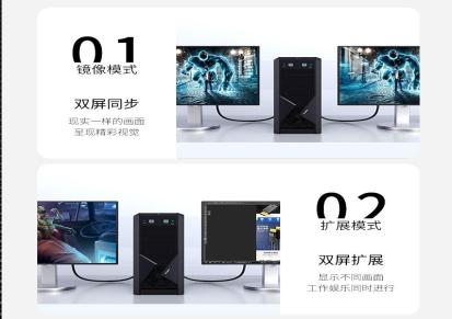 山泽DP线高清线 4K公对公连接线 笔记本电脑电视显卡显示器 黑色1米 10DP