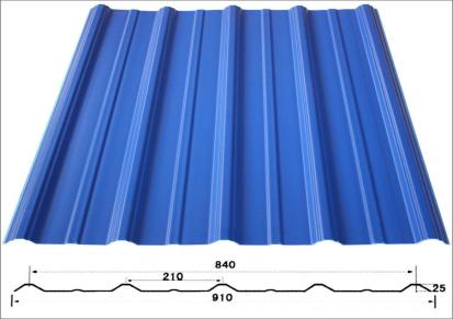 PVC塑钢瓦厂房 波浪板树脂复合屋顶装饰 振能