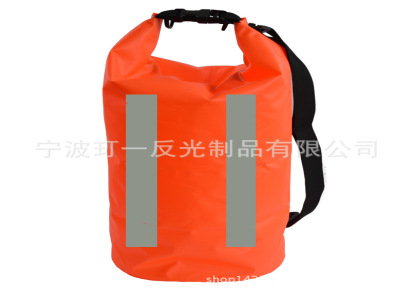 荧光色防水桶户外溯溪漂流袋手机衣物收纳袋反光贴防水包游泳包