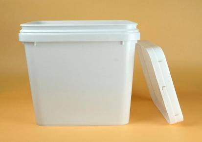 杰明塑业正方形pp美式20kg食品油桶工业塑料桶化工桶石漆桶