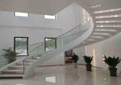 齐展楼梯 钢结构旋转楼梯 旋转玻璃楼梯用途 价格合理
