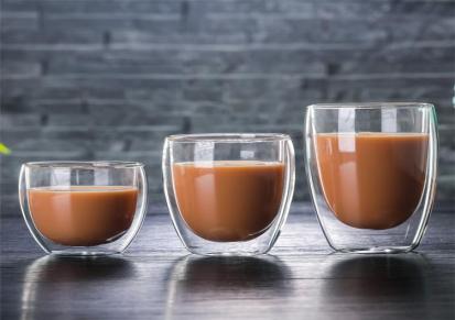 耐热玻璃茶杯 透明耐热玻璃茶杯 臻琦定制 玻璃茶杯 双层玻璃茶杯
